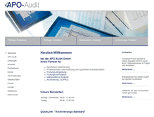Tablet Screenshot of apo-audit.de